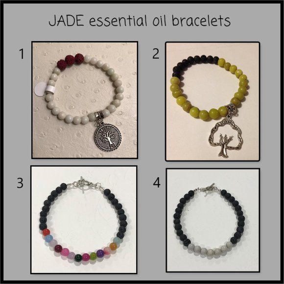 NEW Jade Essential Oil Bracelets - Picture 2 of 7